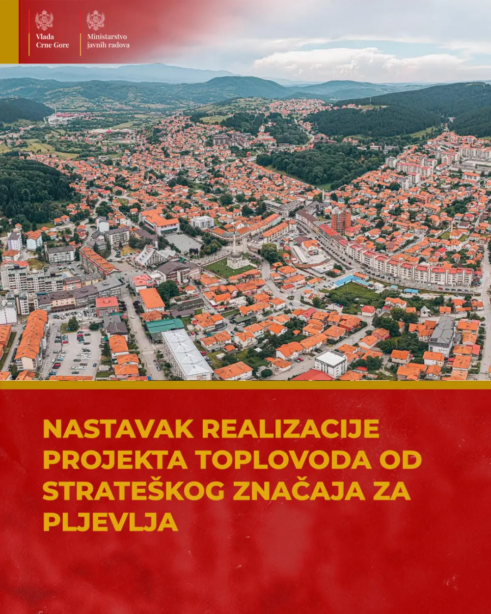 Ministartsvo javnih radova dogovorilo izgradnju II i III faze toplovoda od TE Pljevlja