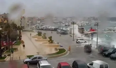 Nevrijeme zadesilo i Hrvatsku: Snijeg na sjeveru, obilne padavine potopile djelove Splita i Dubrovnika