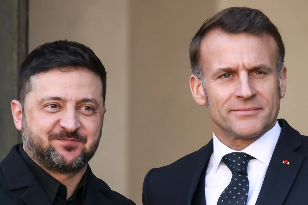 Zelenski i Makron