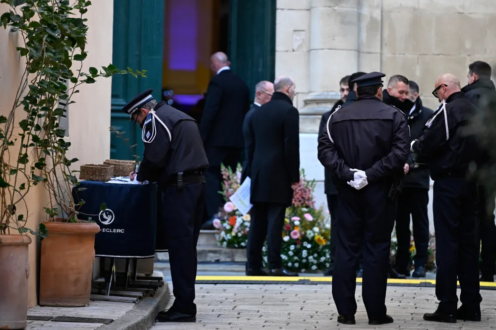 Sahrana Brižđit Bardo u San Tropeu