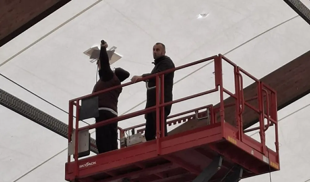 Popravljena cerada na sali "Venom"