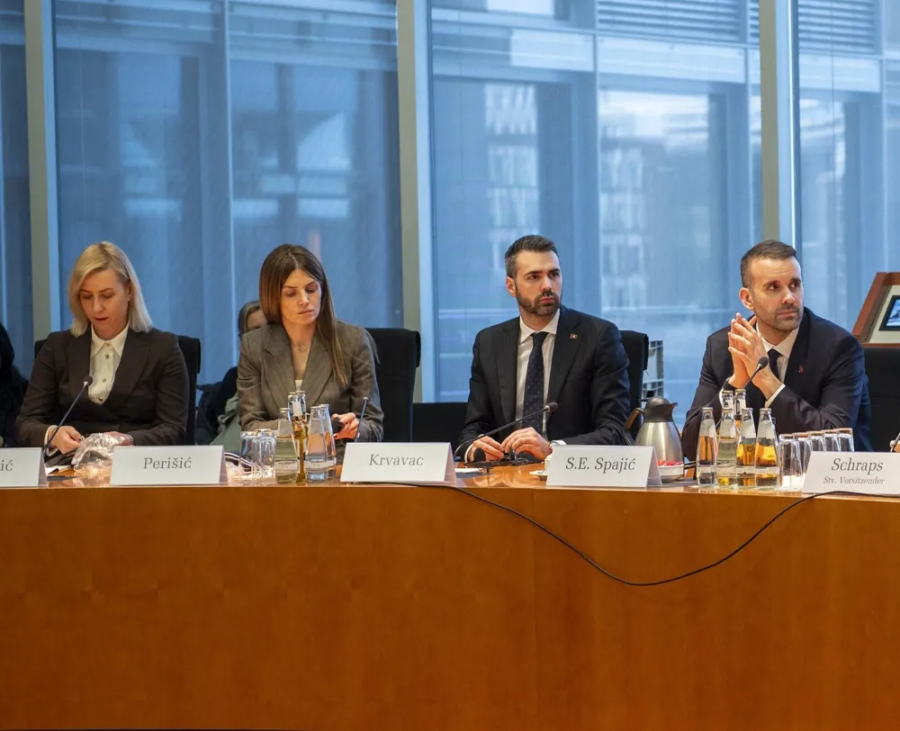 Spajić i dio njegovih najbližih saradnika