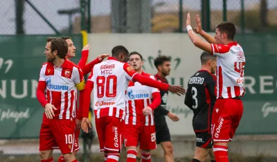 Slavlje igrača Crvene zvezde