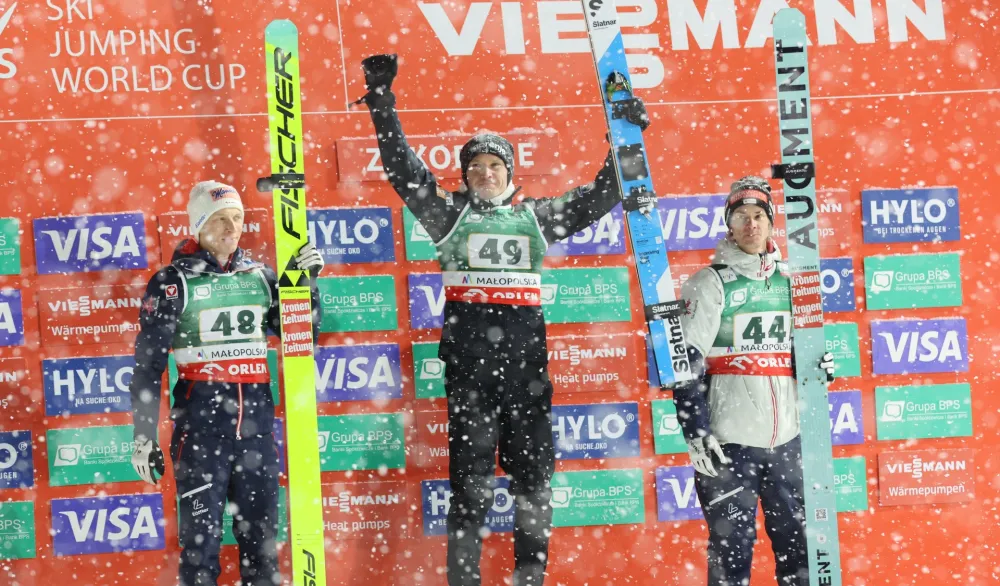 Pobjedničko postolje u Zakopanima