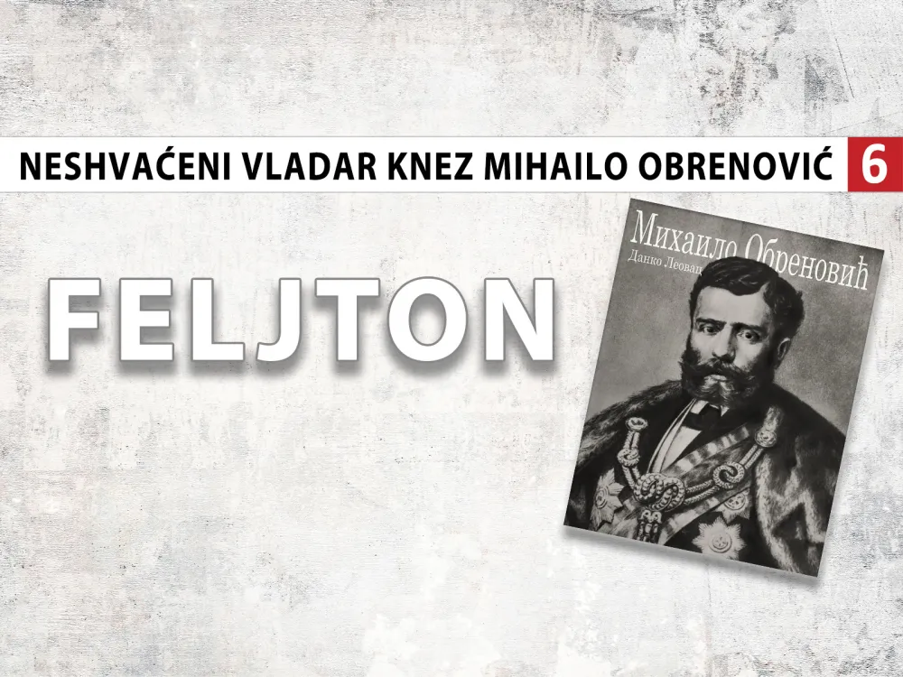 Neshvaćeni vladar - knez Mihailo Obrenović (6): Odlikovan crnogorskim Ordenom knjaza Danila I