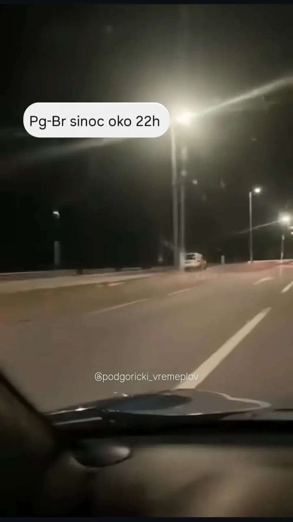 Podgorica: Uhap&scaron;en vozač koji je vozio suprotnim smjerom, osumnjičen i da je prijetio članu porodice