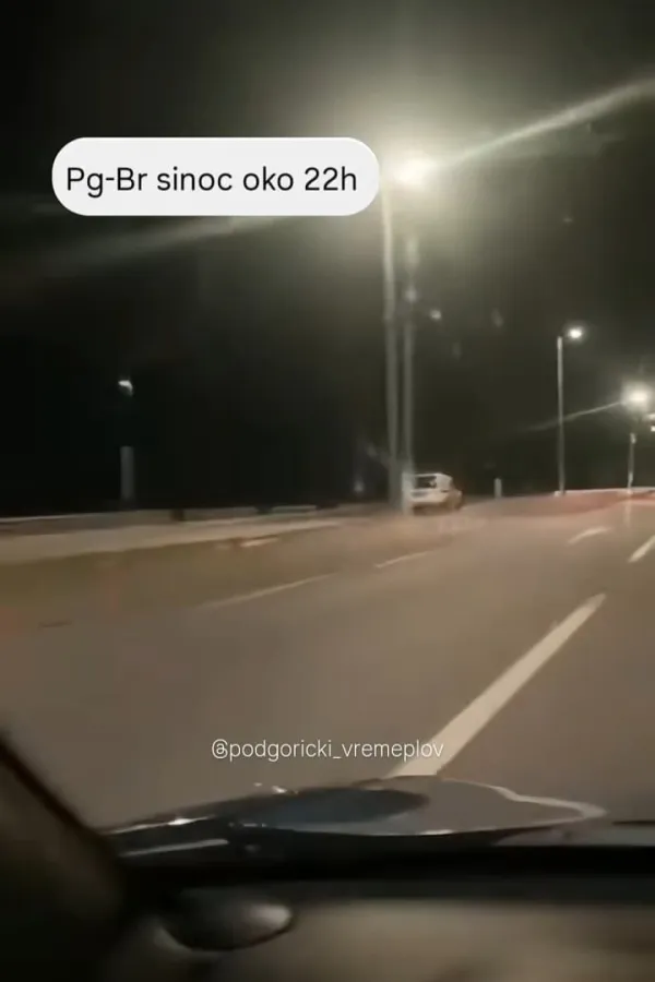 Podgorica: Uhap&scaron;en vozač koji je vozio suprotnim smjerom, osumnjičen i da je prijetio članu porodice