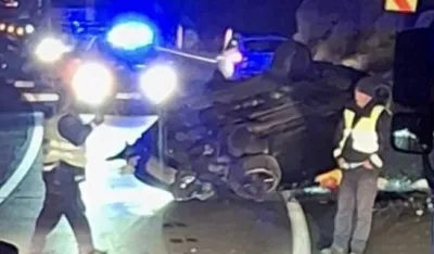 Na putu Nik&scaron;ić-Podgorica se prevrnulo vozilo, nema povrijeđenih