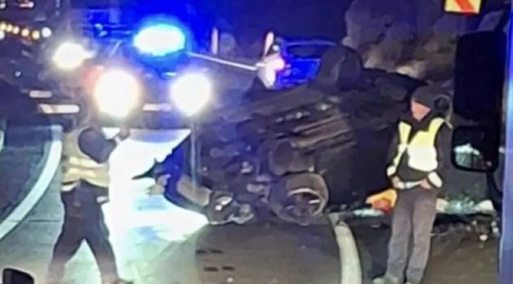 Na putu Nik&scaron;ić-Podgorica se prevrnulo vozilo, nema povrijeđenih