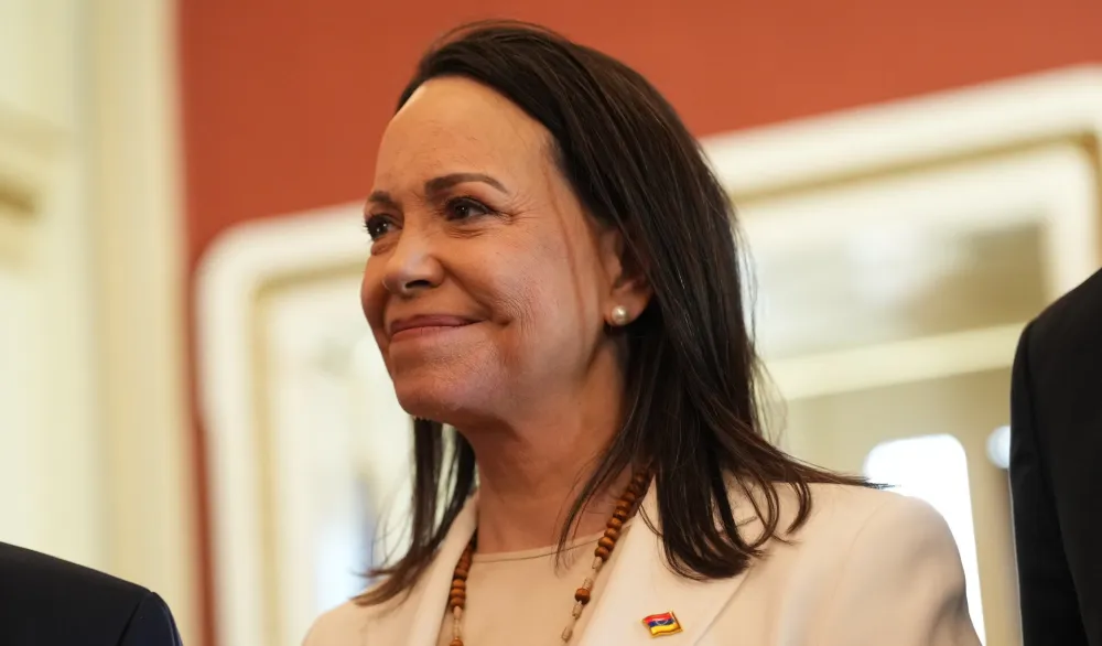 Marija Korina Mačado, liderska opozicije u Venecueli i zvanična dobitnica Nobelove nagrade za mir