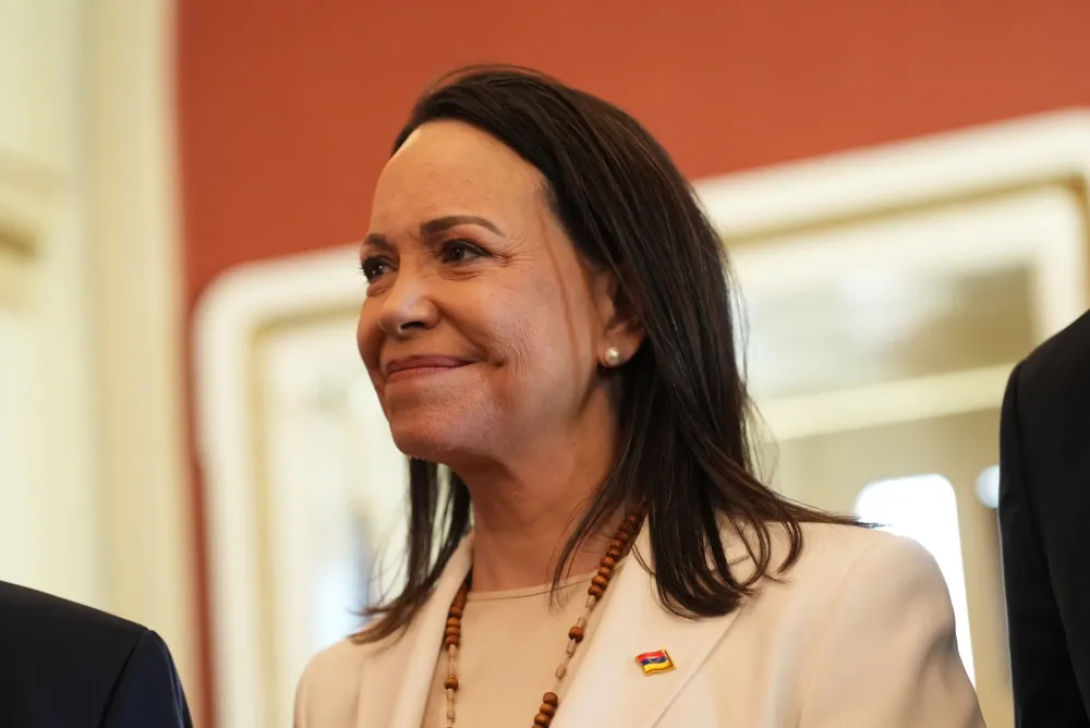 Marija Korina Mačado, liderska opozicije u Venecueli i zvanična dobitnica Nobelove nagrade za mir