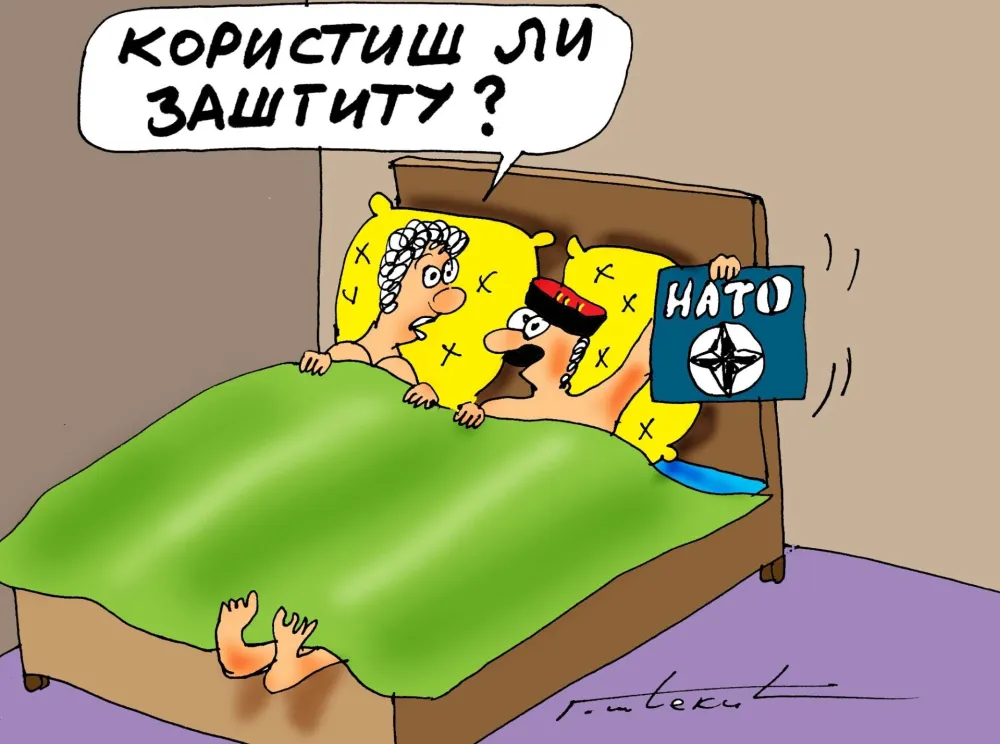 Goran &Scaron;ćekić karikatura Dana