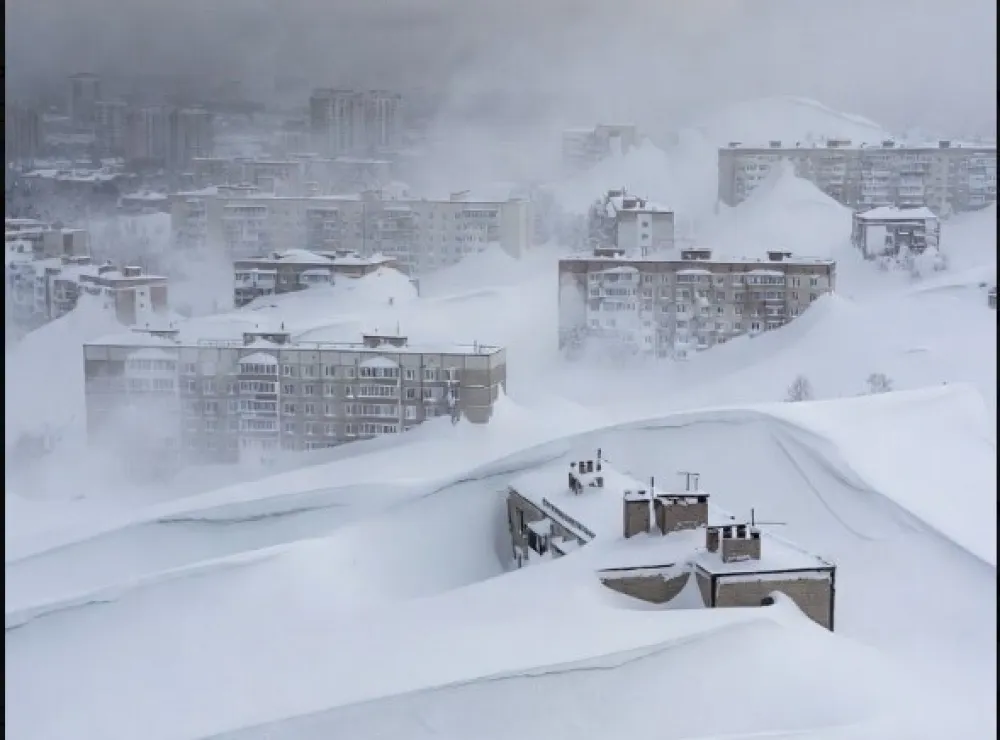(VIDEO) Sniježna apokalipsa na Kamčatki