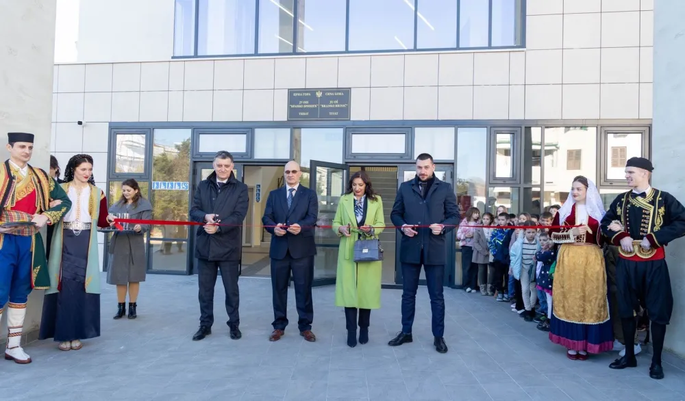 Svečano otvoren novi objekat O&Scaron; &bdquo;Branko Brinić&ldquo; u Tivtu: Ulaganje u obrazovnu infrastrukturu prioritet MPNI
