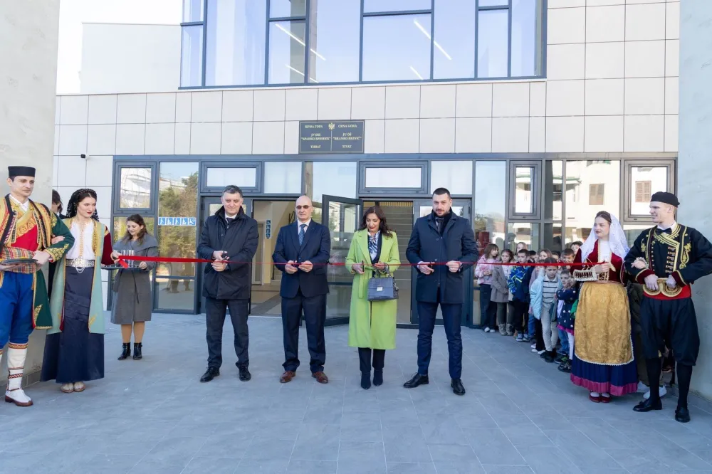 Svečano otvoren novi objekat O&Scaron; &bdquo;Branko Brinić&ldquo; u Tivtu: Ulaganje u obrazovnu infrastrukturu prioritet MPNI