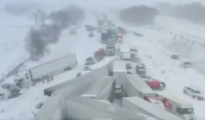 Mećava u SAD-u: Lančani sudar vi&scaron;e od 100 vozila