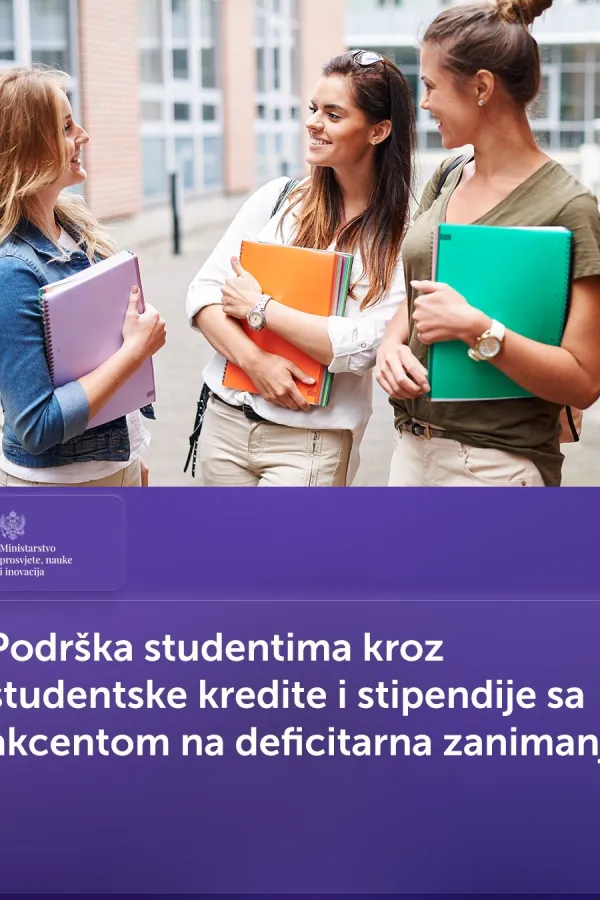 MPNI: Podr&scaron;ka studentima kroz studentske kredite i stipendije sa akcentom na deficitarna zanimanja