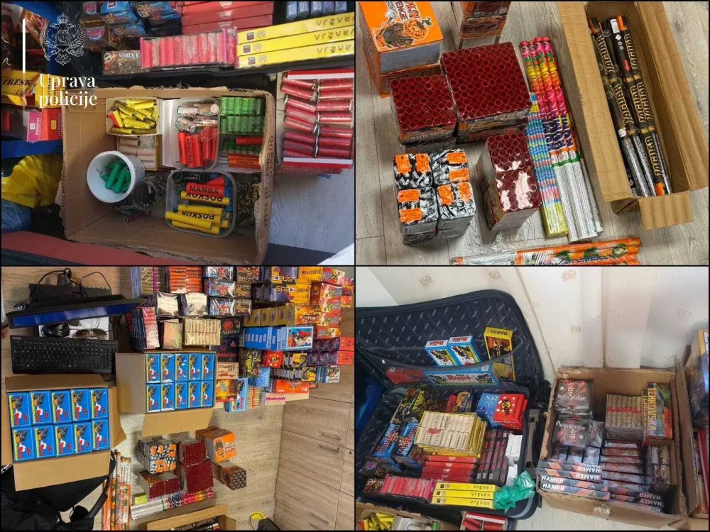 (FOTO) Tokom akcije &bdquo;Petarda&ldquo; oduzeto preko 107.000 komada pirotehničkih sredstava