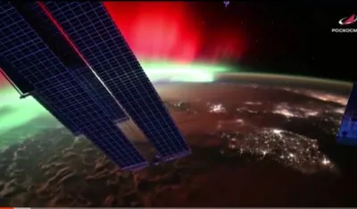 Ruski kosmonaut snimio spektakularnu auroru iz svemira