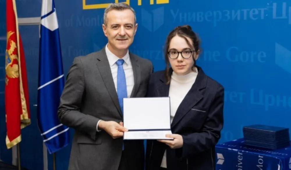 Sara Antović najbolja studentkinja Filozofskog fakulteta