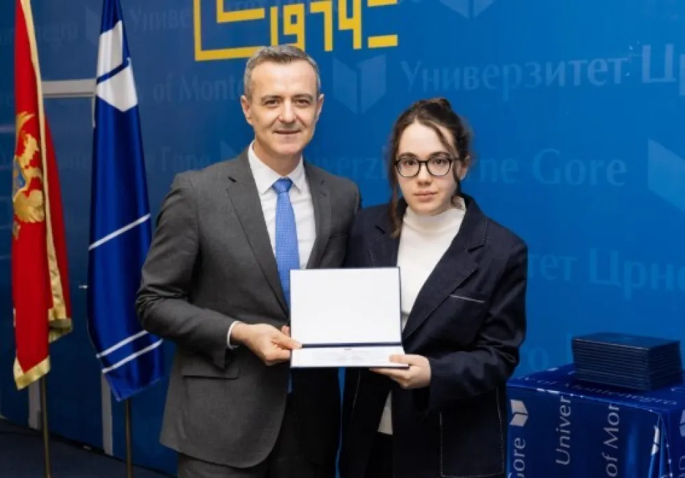 Sara Antović najbolja studentkinja Filozofskog fakulteta