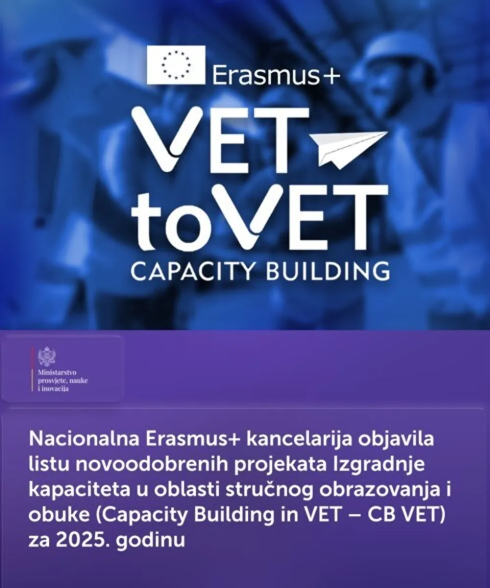 Odobreni novi Erasmus+ projekti u oblasti stručnog obrazovanja i obuke