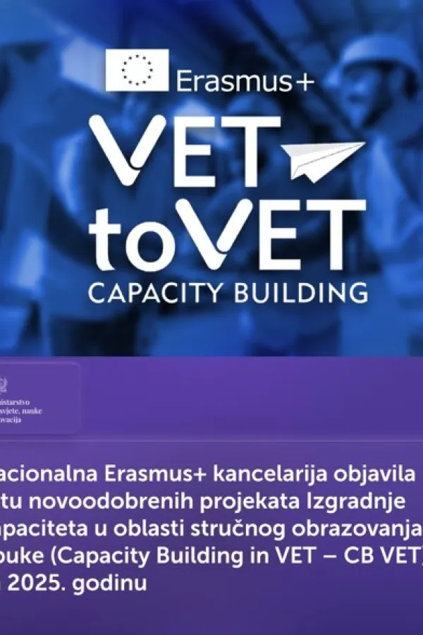 Odobreni novi Erasmus+ projekti u oblasti stručnog obrazovanja i obuke