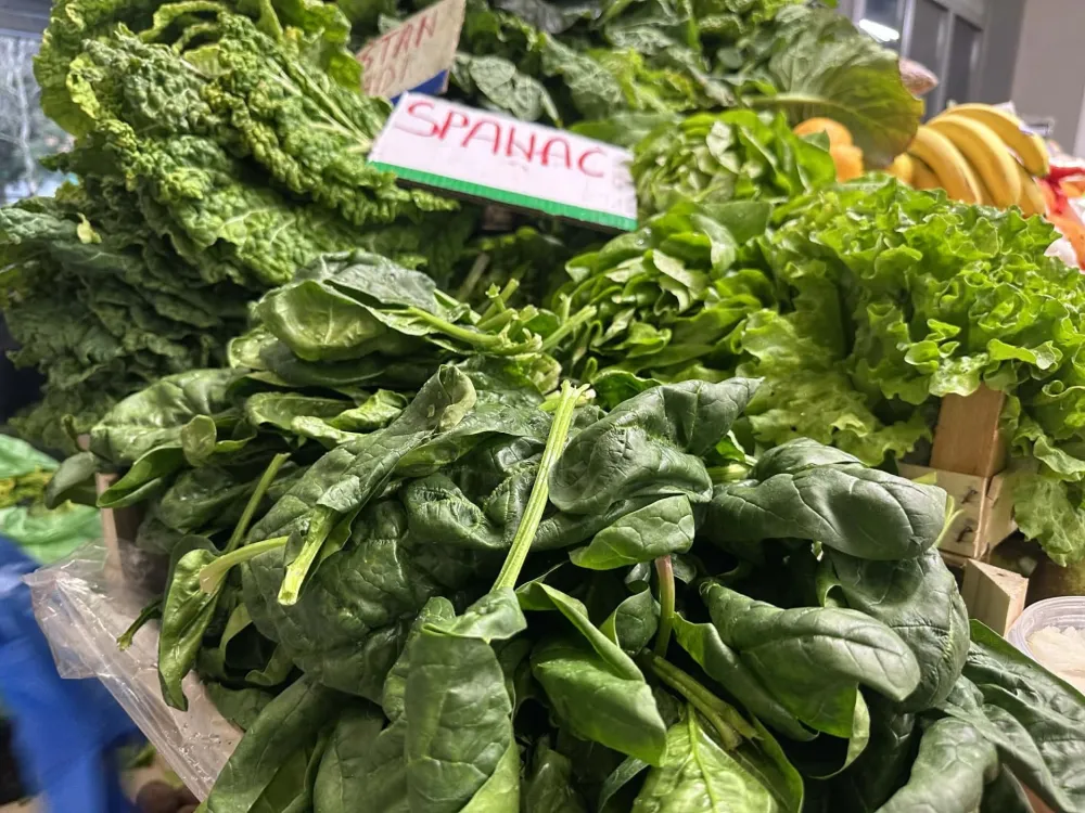 Kilogram spanaća pet eura