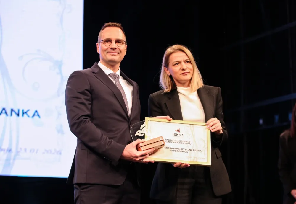 CKB BANKA DOBITNIK NAGRADE "ISKRA"