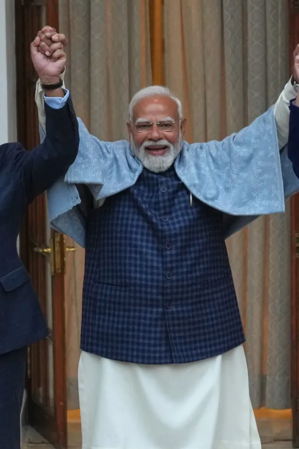  Ursula fon der Lajen i Narendra Modi