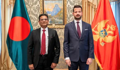 Predsjednik Crne Gore Jakov Milatović primio je na Cetinju akreditivna pisma novoimenovanih ambasadora Turske Ajde Unlu, Irske Kevina Kolgana, Brazila Marije Klare de Abreu Rade i Banglade&scaron;a Abu Tahera Muhameda Rokebula Hakua.