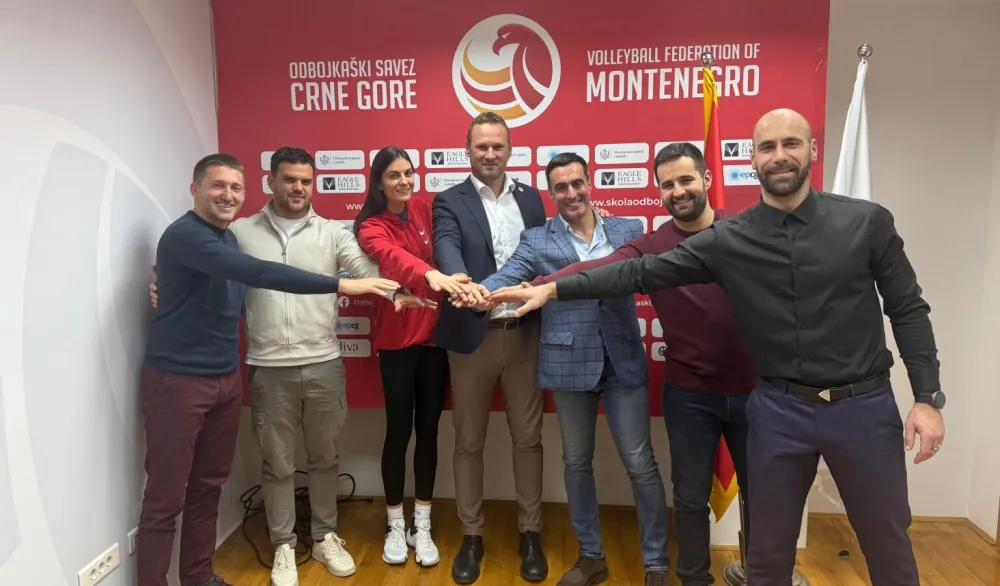 Članovi Kondicionog tima sa predsjednikom OSCG