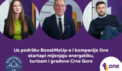 Uz podr&scaron;ku BoostMeUp-a i kompanije One startapi mijenjaju energetiku, turizam i gradove Crne Gore