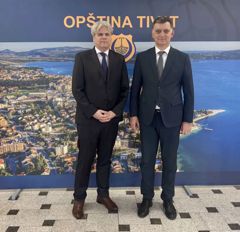 &Scaron;tajner sa Komnenovićem: Austrijska privreda zainteresovana za saradnju s Tivtom&nbsp;