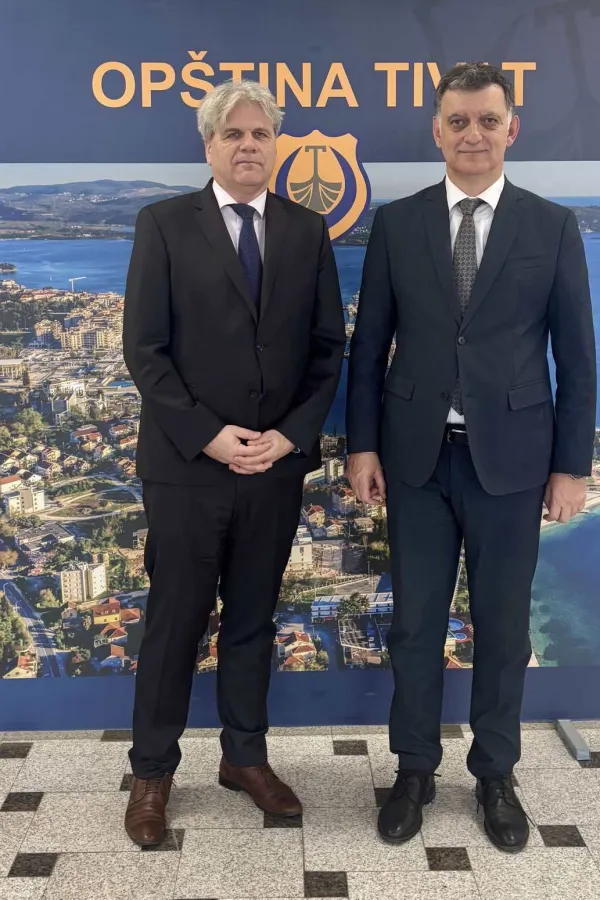 &Scaron;tajner sa Komnenovićem: Austrijska privreda zainteresovana za saradnju s Tivtom&nbsp;