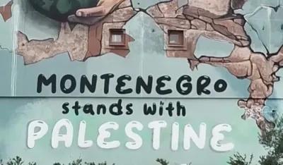 Saniran muralu posvećenom palestinskoj djeci