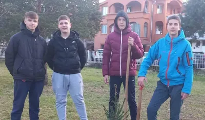 Presadili jelku u O&Scaron; &bdquo;Pavle Rovinski&ldquo;