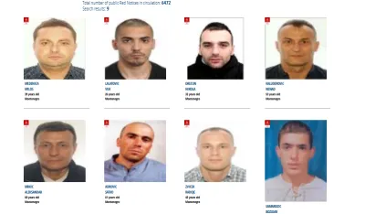 Ko je sve na spisku crvene INTERPOLOVE potjernice po zahtjevu Crne Gore: Od Zvicera do Medenice&nbsp;