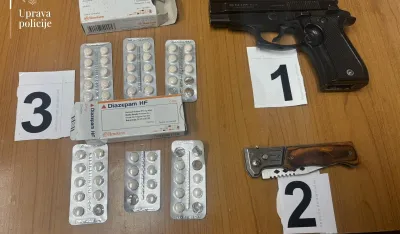 Pronađen pi&scaron;tolj i ltablete