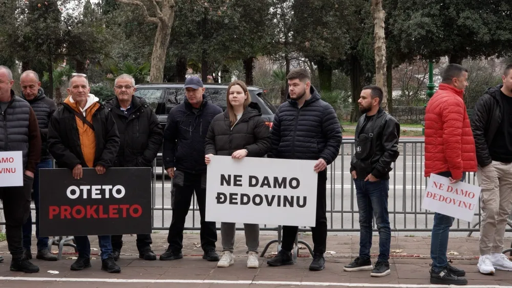 Protest mje&scaron;tana Gornje Gorice: "Želimo da nam se vrati zemlja, oteto je prokleto"