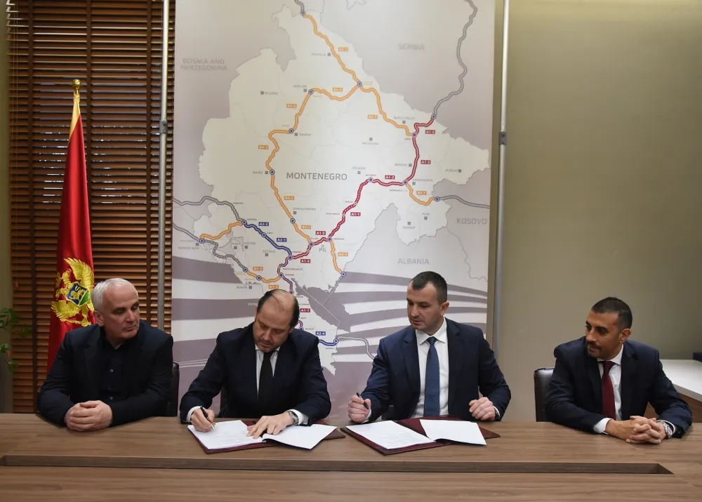 Monteput i italijanska firma potpisali ugovor o nadzoru radova na drugoj dionici auto-puta
