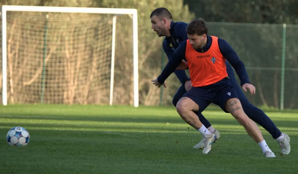 Srđan Krstović na treningu