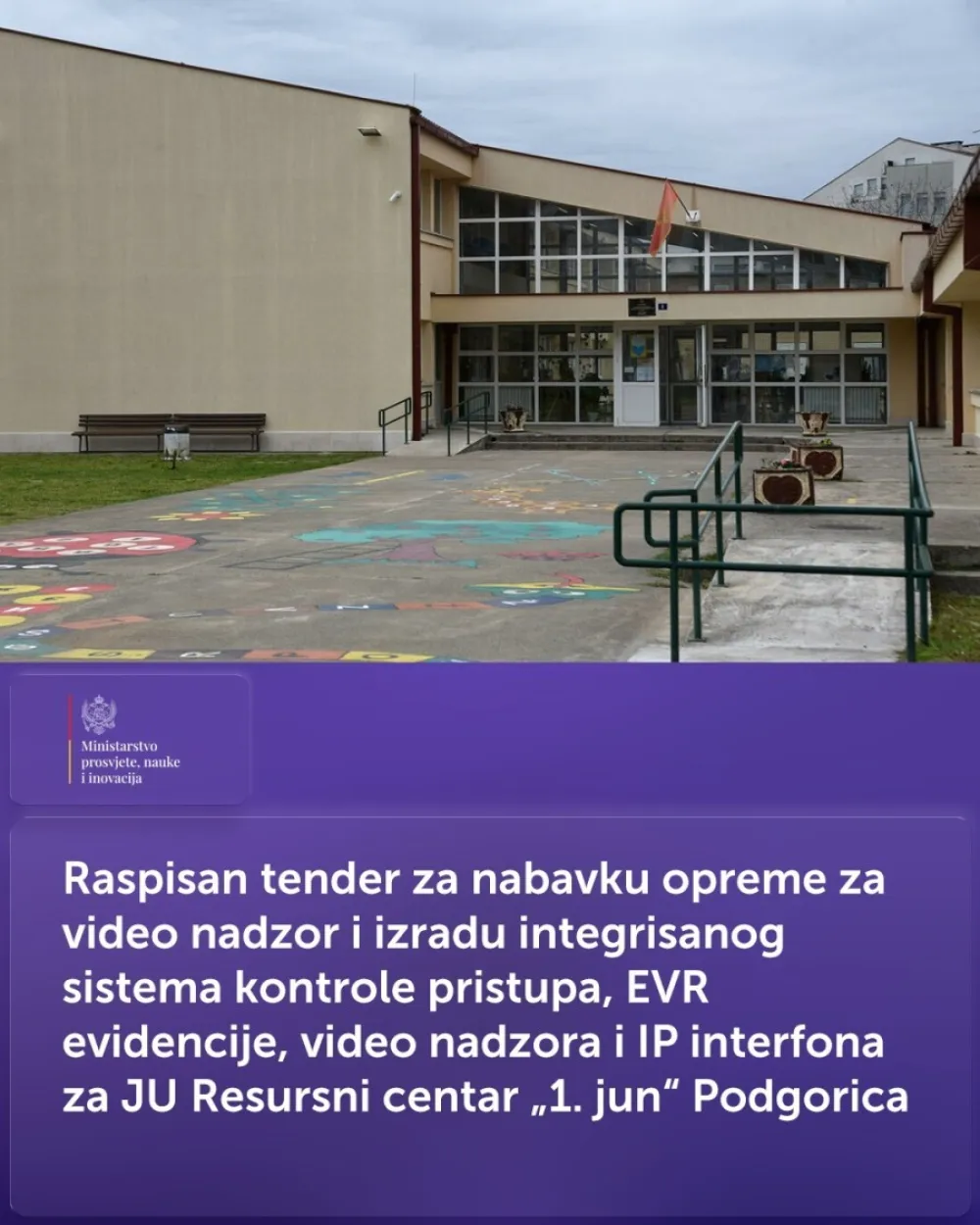 MPNI: Za opremanje Resursnog centra "1. jun" vi&scaron;e od 28.000 eura