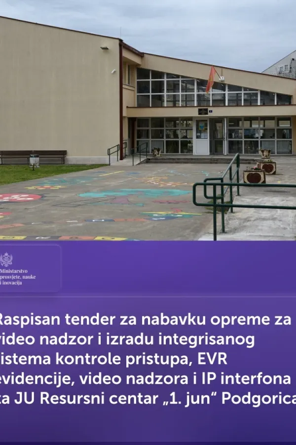 MPNI: Za opremanje Resursnog centra "1. jun" vi&scaron;e od 28.000 eura