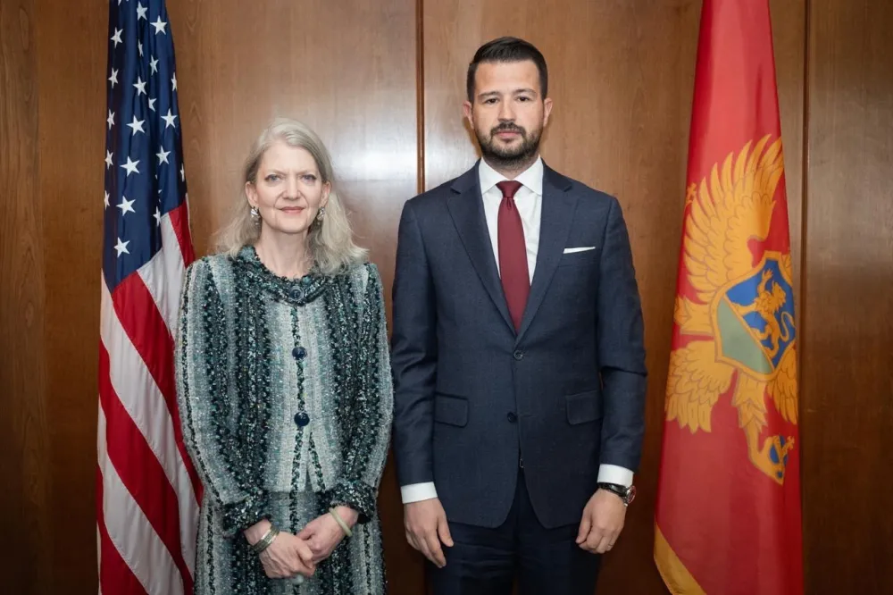 Milatović sa visokom zvaničnicom Stejt dipartmenta: Investicije, bezbjednost i vladavina prava u fokusu susreta