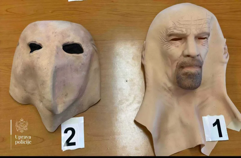 Oduzeti oružje, municija, silikonske maske, noževi, narkotici...