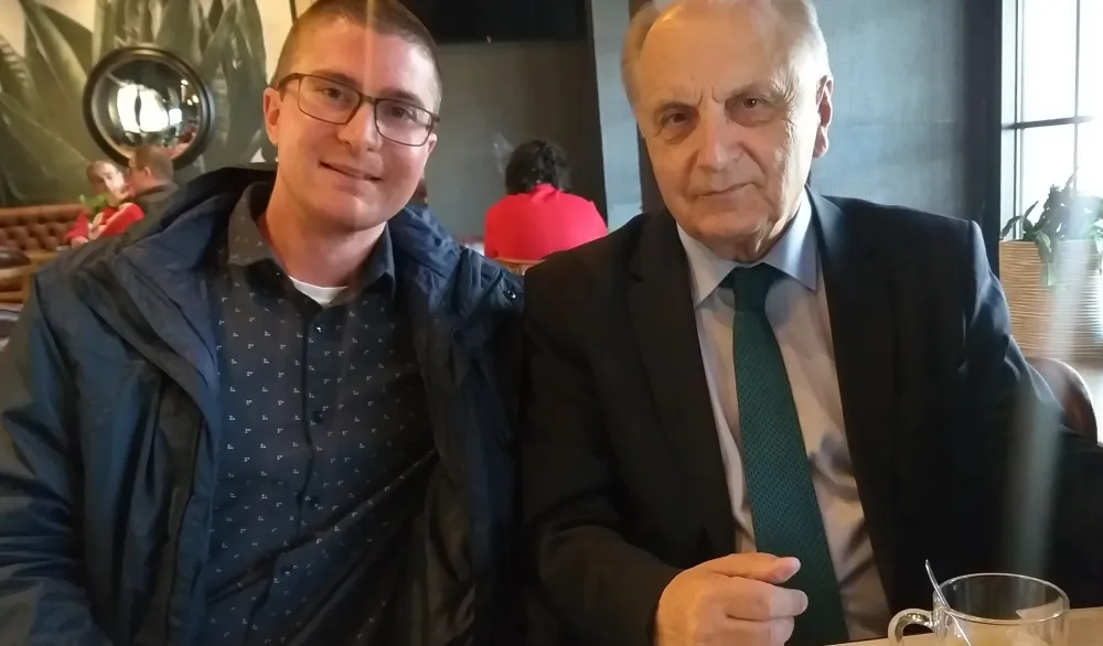 Aleksandar Ćuković i Miro Vuksanović - susret u Nik&scaron;iću 12.11.2022.