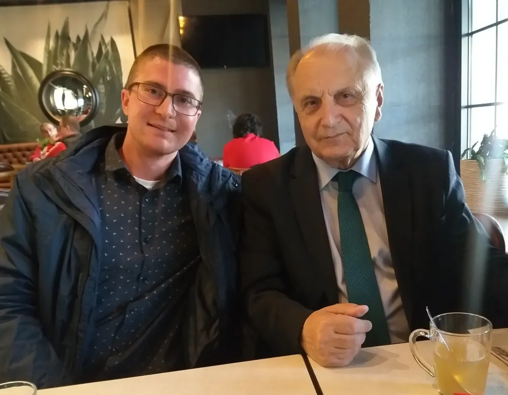 Aleksandar Ćuković i Miro Vuksanović - susret u Nik&scaron;iću 12.11.2022.