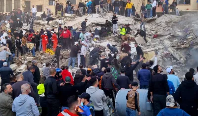 Najmanje &scaron;est poginulih u uru&scaron;avanju zgrade u Libanu