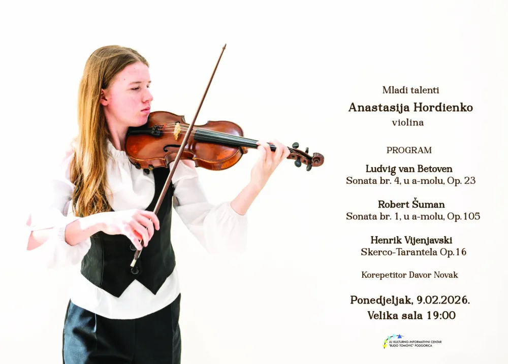 Prvi solistički koncert Anastasije Hordienko